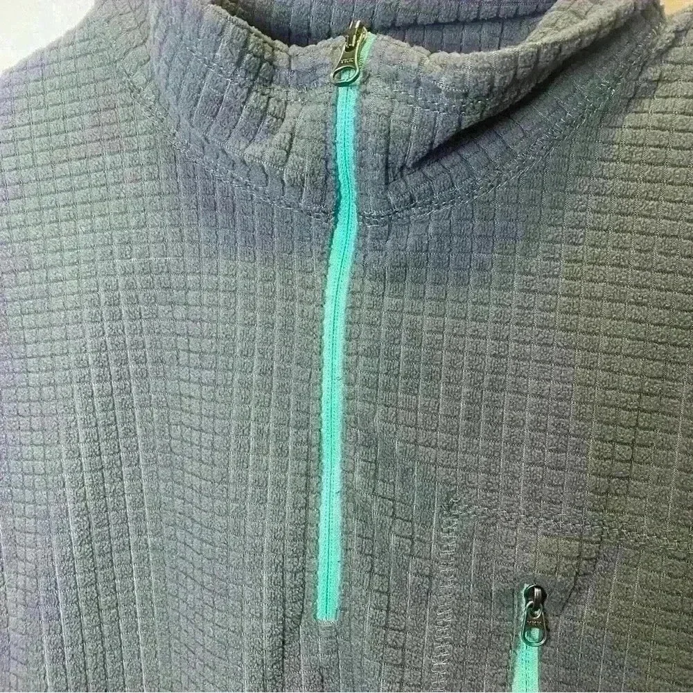 Southern Marsh 1/4 Zip Fleece FieldTec Waffle Gray Pullover Men's Size XS